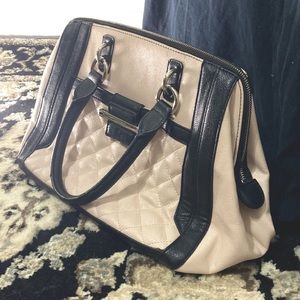Nine West Vegan Leather Quilted Doctors Bag